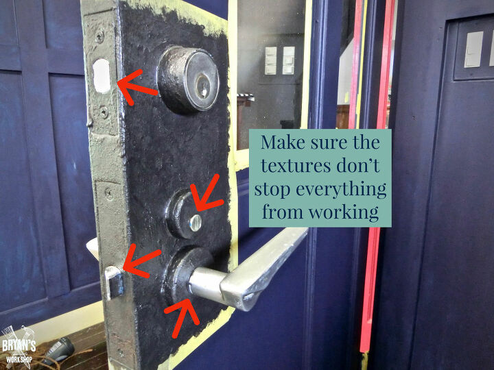 faux door knob backplate