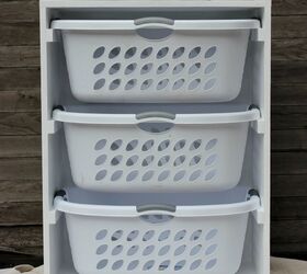 the 15 best laundry room storage solutions you need to try, 2 Mobile Laundry Room Storage Cabinets
