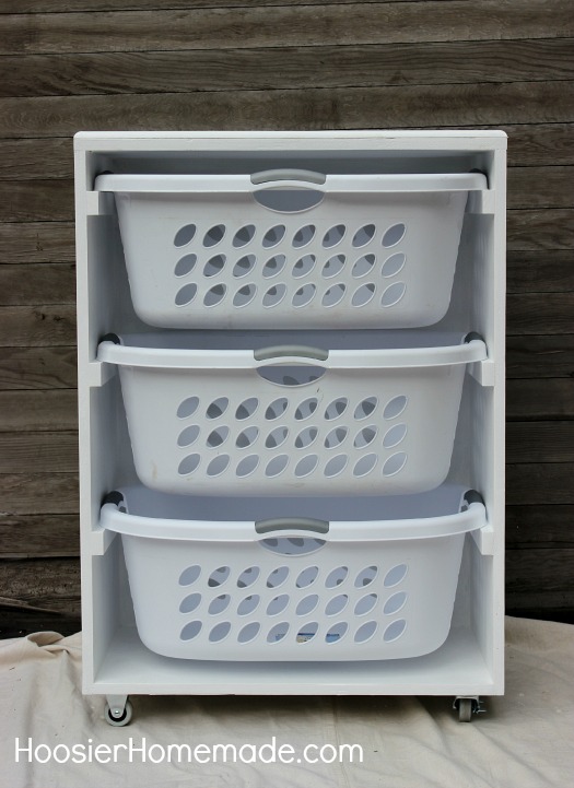 the 15 best laundry room storage solutions you need to try, 2 Mobile Laundry Room Storage Cabinets