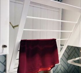 the 15 best laundry room storage solutions you need to try, 7 High and Dry Laundry Room Rack