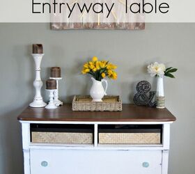 18 entryway furniture ideas perfect for offering a stylish welcome, 7 Revamp a Dresser into Entryway Furniture