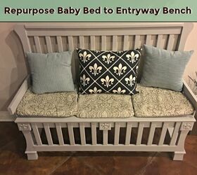 18 entryway furniture ideas perfect for offering a stylish welcome, 17 A New Use for a Baby Bed