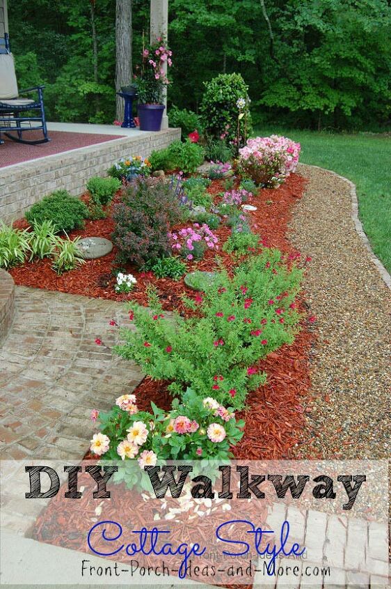 20 inspirational ideas for creating a beautiful outdoor walkway, 2 Inexpensive Outdoor Walkways DIY Gravel Walkway