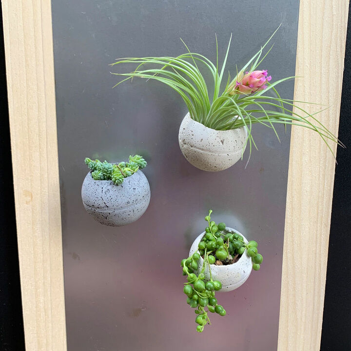 magnetic cement planter tutorial and video