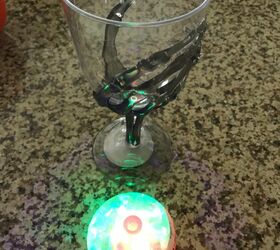 how to make a crystal ball from two dollar tree items