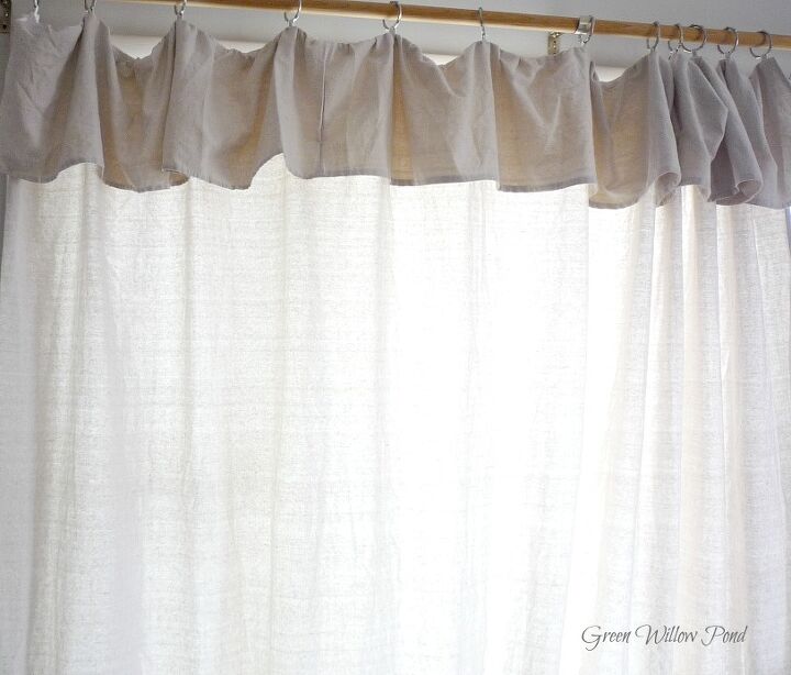 18 elegantes ideas para las cortinas de la sala de estar para transformar su hogar, 8 Crea cortinas con volantes