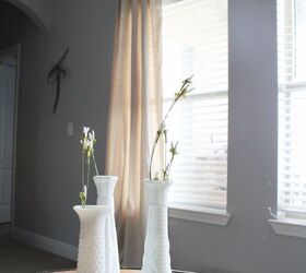 drop cloth living room curtains