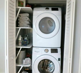 mantenga las cosas organizadas con estas ideas para el armario de la lavandera, 1 Dise o del armario del lavadero para espacios reducidos