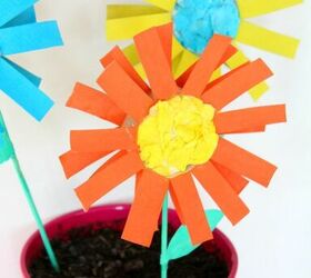 recycled paper flowers home decor