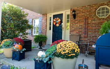 Ideas sencillas para decorar el porche delantero en otoño
