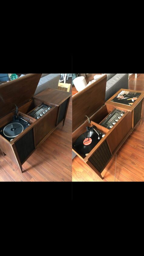 how i updated speaker fabric with paint