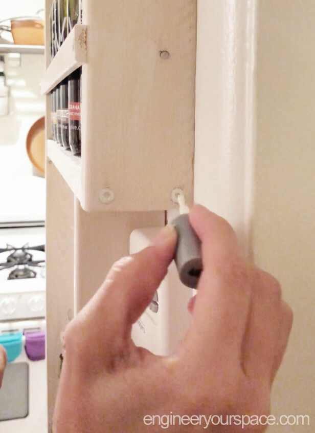 engineer your vertical space tiny kitchen diy shelf storage idea