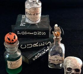 diy halloween apothecary jars