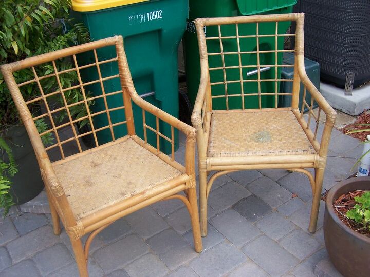 q how do i refurbish refinish these chairs found curbside