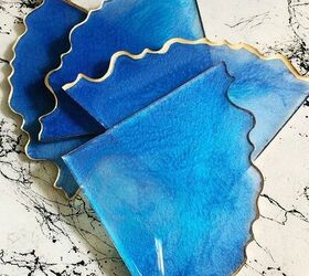 how to make your own resin geode coasters