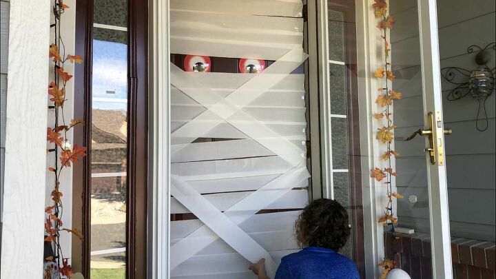 easy halloween yard decor