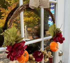 how to make a fall wreath and a fun tip too