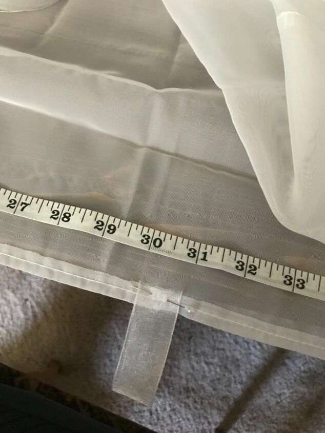 farmhouse style curtains, Measure for Tabs