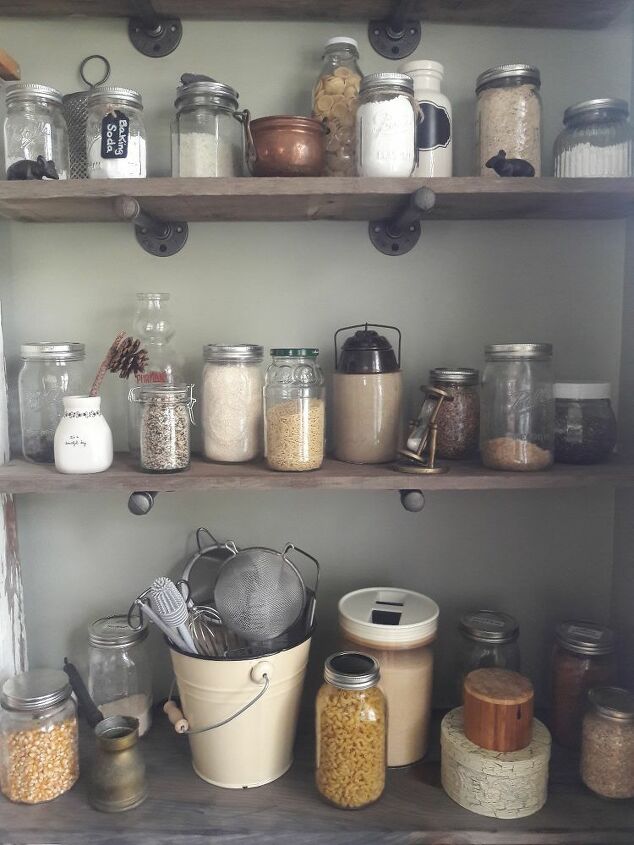 wall pantry storage solution, Close up of the pantry