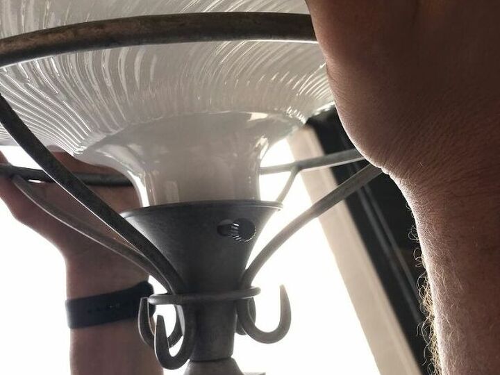 q need an adapter for this torchere glass shade