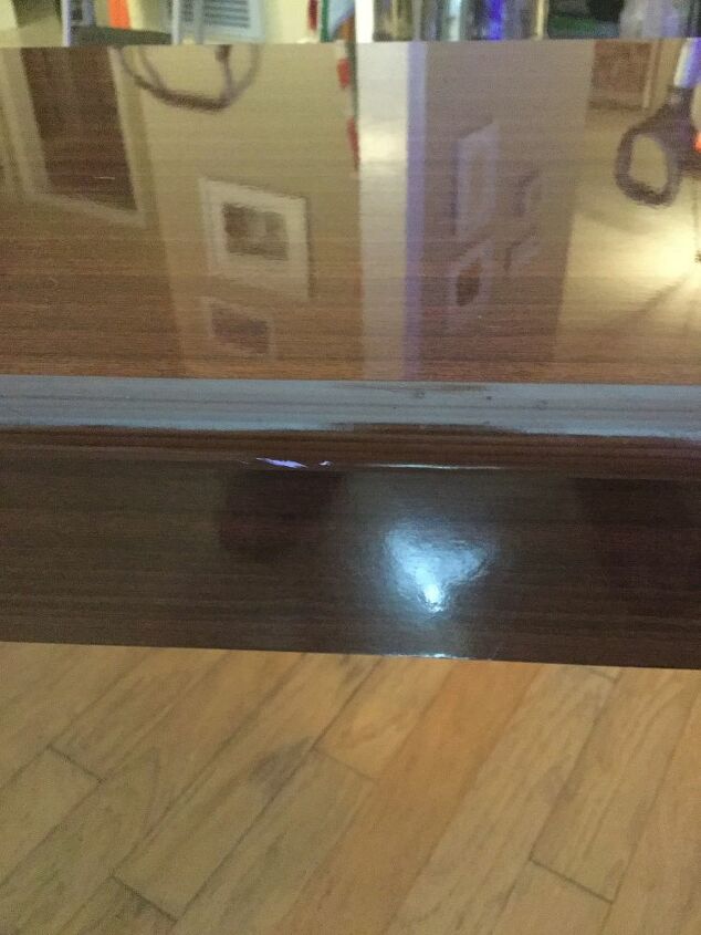q how do i fix the scratches on this table and keep the same finish