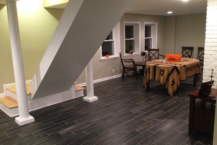 14 ways to transform your basement flooring from drab to fab, 6 Pull the Carpets on Old Basement Flooring