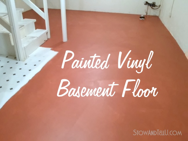 14 ways to transform your basement flooring from drab to fab, 4 Warm Basement Flooring Ideas Painted Vinyl