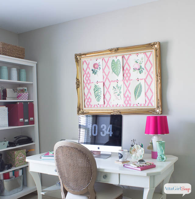 como transformar a decorao do seu home office em um interior inspirador, Rosa Verde Feminino e Organizado A Mudan a Final da Sala de Artesanato Home Office