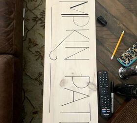 scrap wood sign for fall
