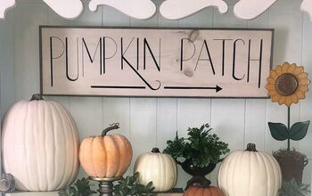 Scrap Wood Sign For Fall