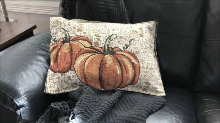 easy no sew fall pillow