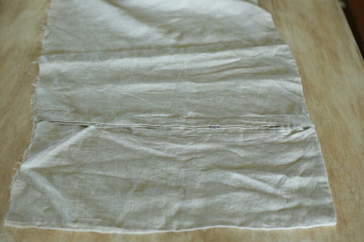 almofada de tric de linho serapilheira e cabo de abbora