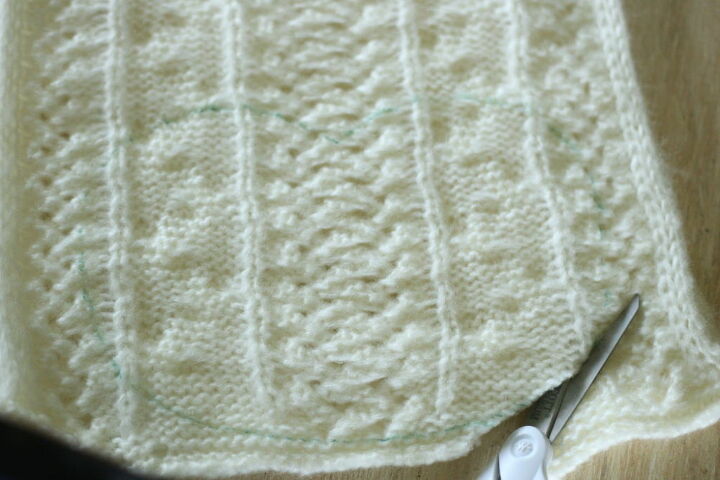 linen burlap and cable knit pumpkin pillow
