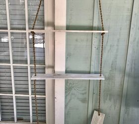 how to make a rope shelf dollhouse style