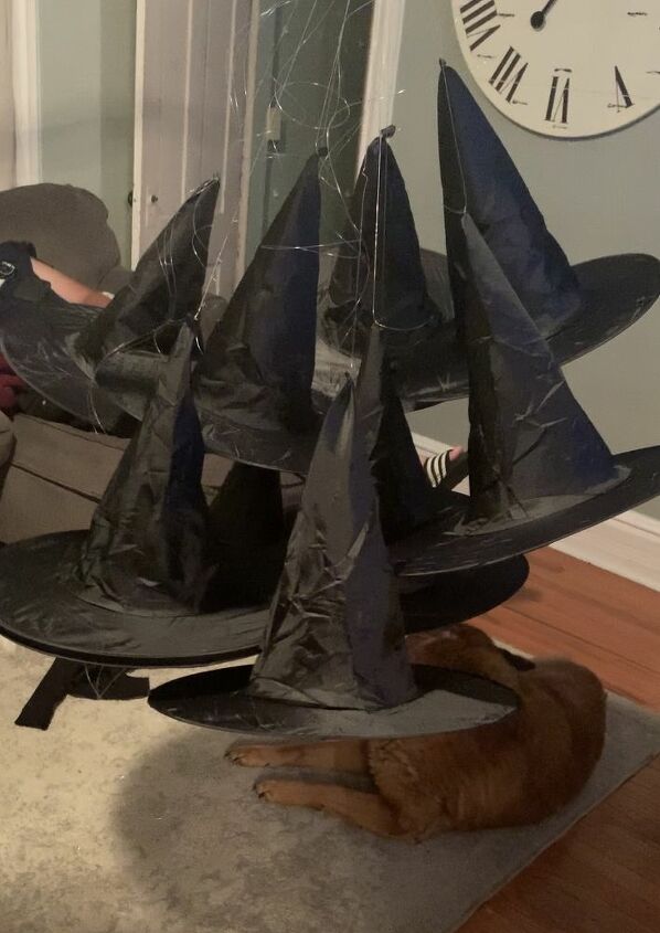 diy floating witch hats