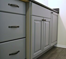 14 successful bathroom cabinet makeovers, 11 Hearth Stone Bathroom Cabinet Paint