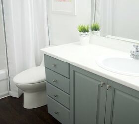 14 successful bathroom cabinet makeovers, 6 Bathroom Cabinet Transformation with a Brush