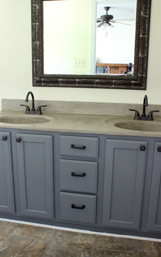 14 Inspiring Bathroom Cabinet Makeovers To Try Hometalk 14 Inspiring Bathroom Cabinet Makeovers, Painting Oak Bathroom Cabinets White