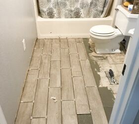 tiling a bathroom floor