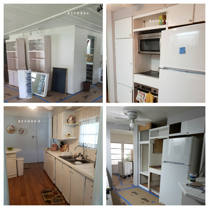diy doublewide mobile home remodeling kitchen