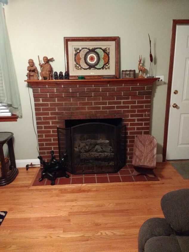 q color suggestions for fireplace