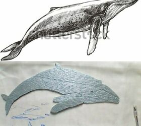 creating a humpback whale with driftwood, Humpback Shape Study