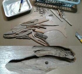 creating a humpback whale with driftwood, Jawline Comparison