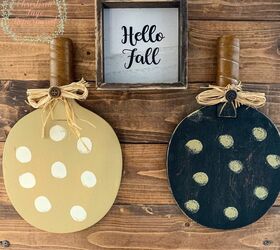 Repurposed Ping Pong Paddles Into Pumpkins!