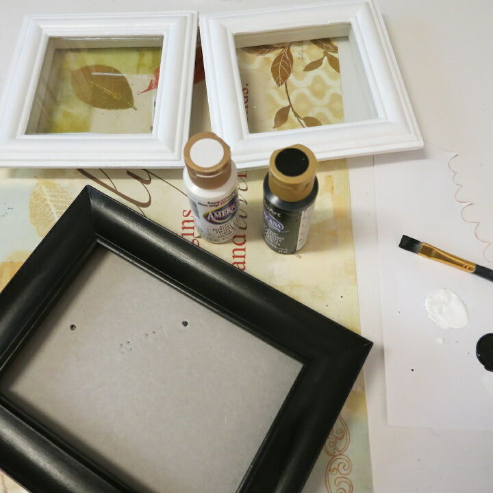 holiday shadow boxes with miniatures