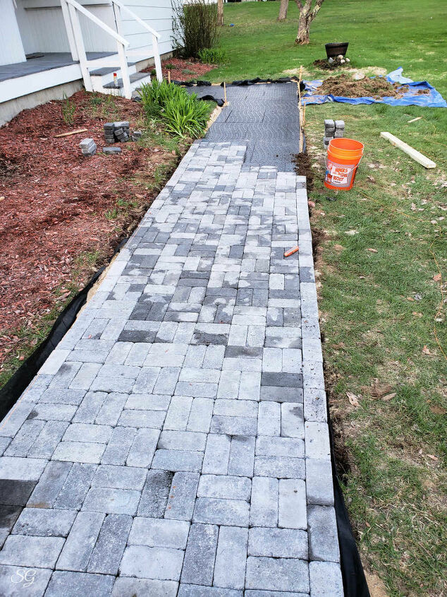 diy paver walkway