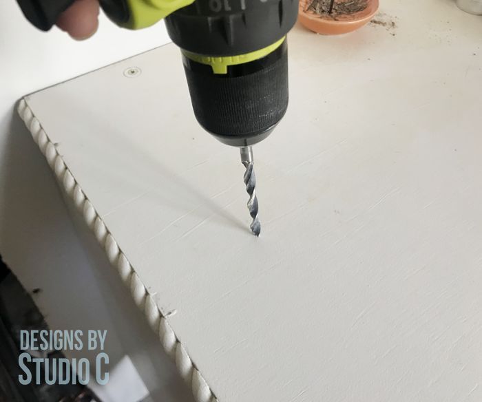 how to install an outlet in a desk or table top