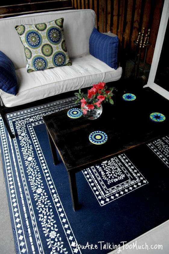 13 ideas creativas para alfombras de exterior que no te harn perder dinero, 8 Recrea el efecto persa