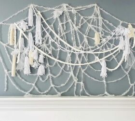 diy spiderweb decoration