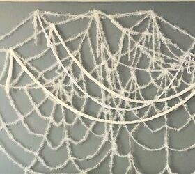 diy spiderweb decoration